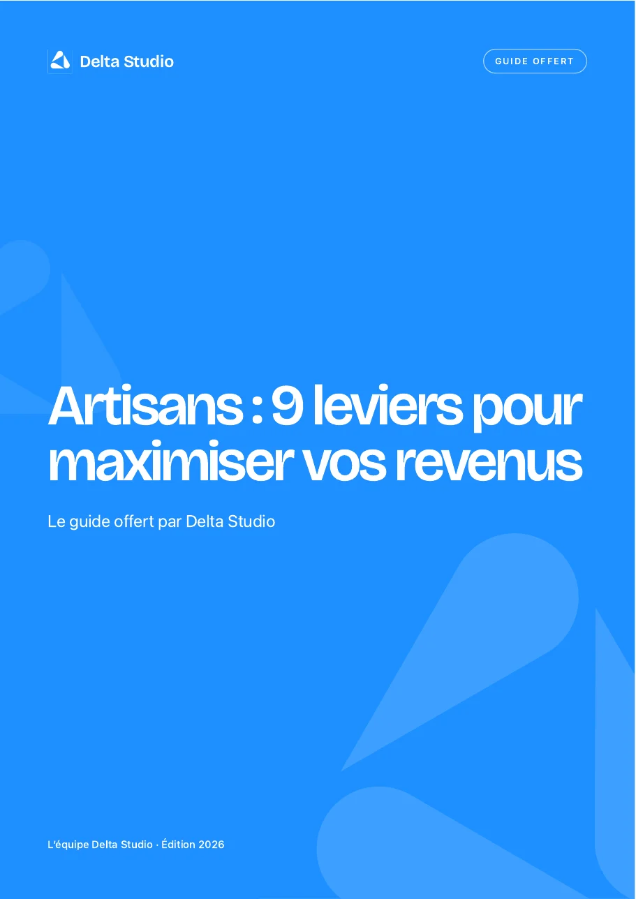 Couverture du guide « Artisans : 9 leviers pour maximiser vos revenus »